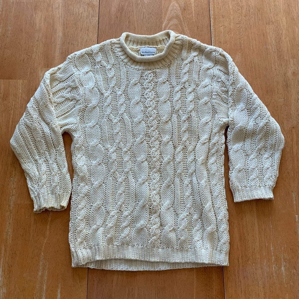 Biobottoms Child Cable Knit Sweater
